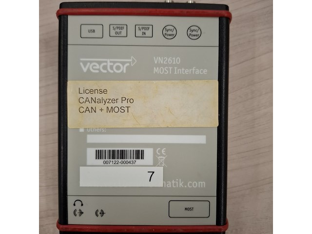 4x diverse interface t.b.v. automotive netwerktechniek vector, vn2610, vn7600, vn2640, vn2600 - afbeelding 4 van  10