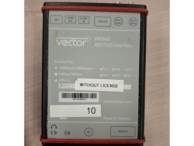 4x diverse interface t.b.v. automotive netwerktechniek vector, vn2610, vn7600, vn2640, vn2600 - afbeelding 8 van  10