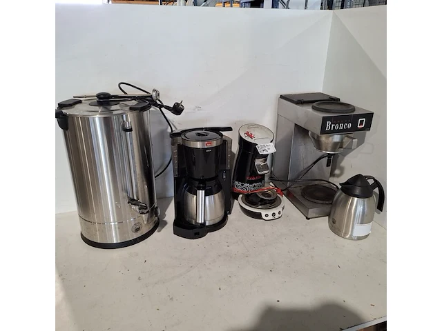 4x diverse koffiemachines, o.a. alex meijer & co - afbeelding 1 van  4