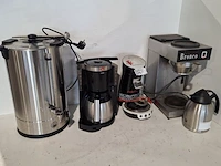 4x diverse koffiemachines, o.a. alex meijer & co
