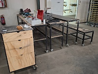 4x diverse verrijdbare werkbank - afbeelding 1 van  12