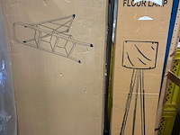 4x diversen w.o. huishoudtrap, vloerlamp, w.o. songmics, vidaxl - afbeelding 3 van  7