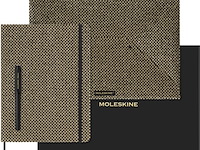 4x documentenmap moleskine, shine collection, goud/zwart - afbeelding 1 van  3