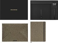 4x documentenmap moleskine, shine collection, goud/zwart - afbeelding 2 van  3