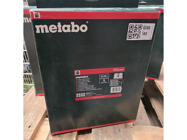 4x doos 5x vliesfilterzakken, metabo, 630343000 - afbeelding 2 van  4