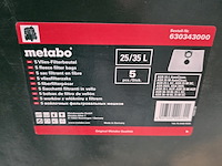 4x doos 5x vliesfilterzakken, metabo, 630343000 - afbeelding 4 van  4