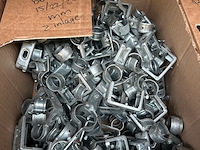 4x doos met installatiemateriaal met o.a. metalen pijpbeugels - afbeelding 3 van  9