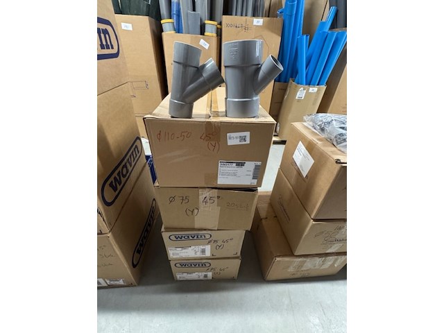 4x doos t-stuk, wavin wadal, 3003177 en 3003165 - afbeelding 2 van  4