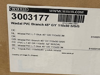 4x doos t-stuk, wavin wadal, 3003177 en 3003165 - afbeelding 3 van  4