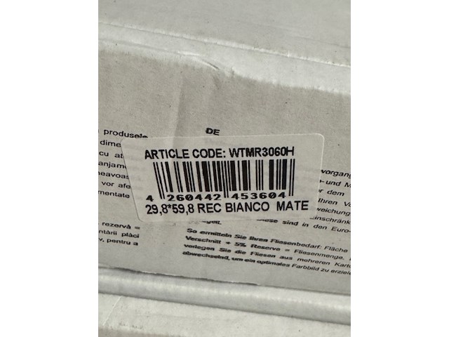 4x doos wandtegels, wit - afbeelding 2 van  3