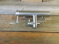 4x douche mengkraan, chroom - afbeelding 1 van  5