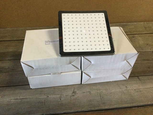 4x douchekop voor regendouche, 821439, chroom/wit - afbeelding 1 van  6