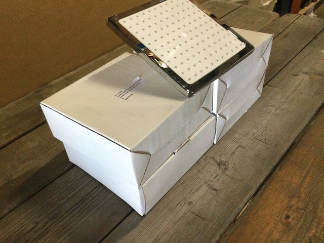 4x douchekop voor regendouche, 821439, chroom/wit - afbeelding 2 van  6