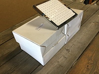 4x douchekop voor regendouche, 821439, chroom/wit - afbeelding 2 van  6