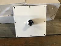 4x douchekop voor regendouche, 821439, chroom/wit - afbeelding 4 van  6