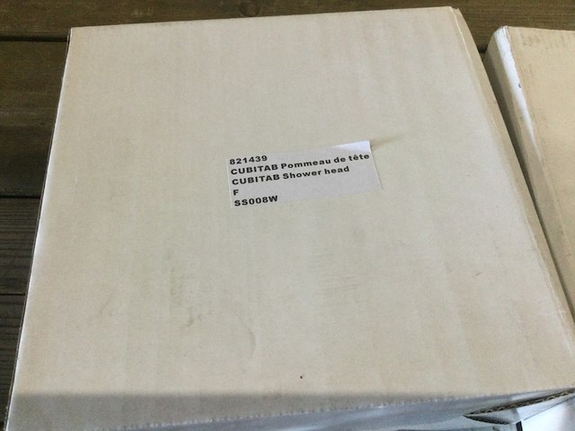 4x douchekop voor regendouche, 821439, chroom/wit - afbeelding 5 van  6