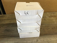 4x douchekop voor regendouche, 821439, chroom/wit - afbeelding 6 van  6