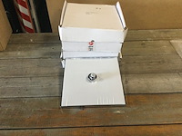 4x douchekop voor regendouche, chroom - afbeelding 3 van  3