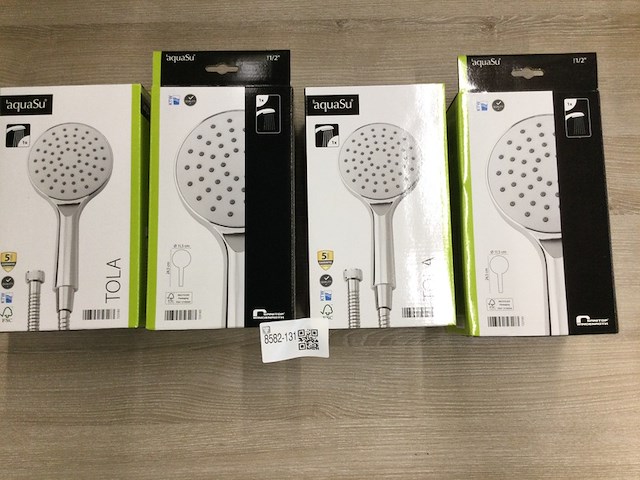4x douchekoppen, aquasu, tola, chroom - afbeelding 2 van  3
