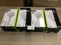 4x douchekoppen, aquasu, tola, chroom - afbeelding 1 van  3