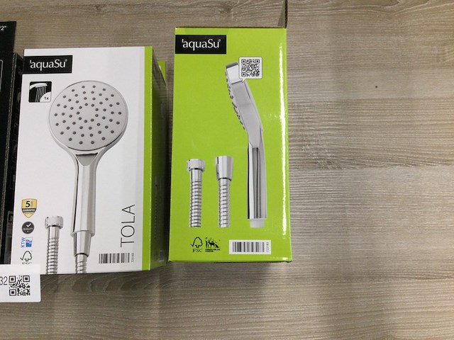 4x douchekoppen, aquasu, tola, chroom - afbeelding 3 van  3