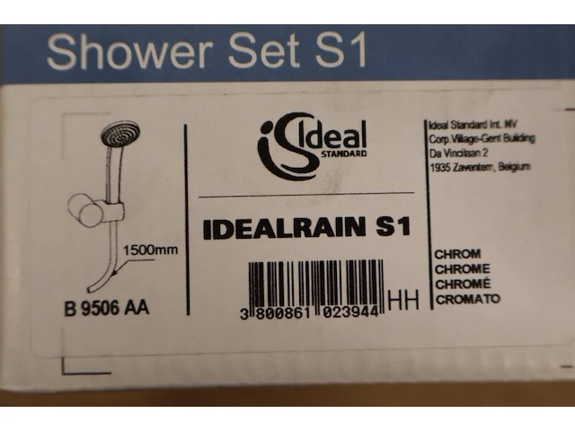 4x doucheset met handdouche ideal standard, idealrain s1, chroom - afbeelding 2 van  7