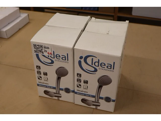 4x doucheset met handdouche ideal standard, idealrain s1, chroom - afbeelding 6 van  7