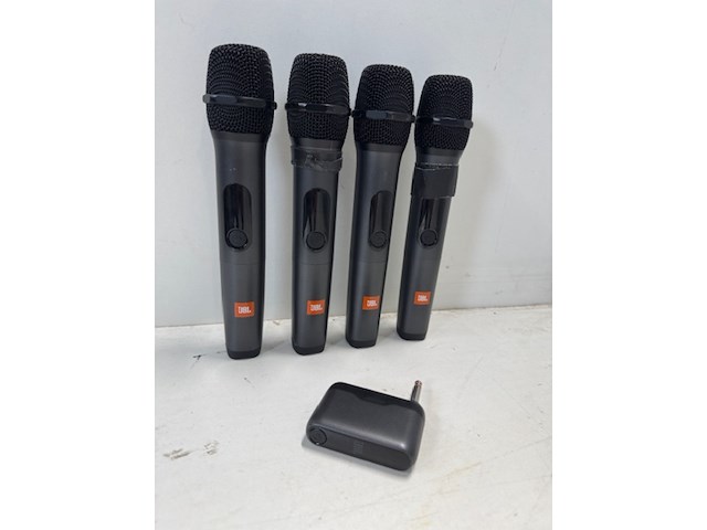 4x draadloze microfoon jbl, jwmset - afbeelding 1 van  3