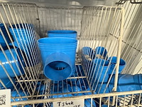 4x draadmand met pvc voor luchtbehandeling, wavin, blauw - afbeelding 6 van  10