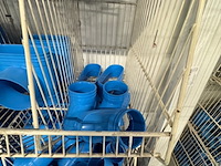 4x draadmand met pvc voor luchtbehandeling, wavin, blauw - afbeelding 7 van  10