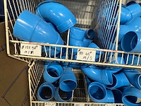 4x draadmand met pvc voor luchtbehandeling, wavin, blauw - afbeelding 10 van  10