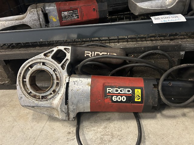 4x draadsnijmachine zonder draadsnijkoppen ridgid, model 600 - afbeelding 2 van  6