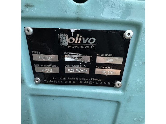 4x droogijs container, olivo, bac 160, 2016 - afbeelding 3 van  3