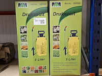 4x drukspuit, mm, 5 liter, geel - afbeelding 2 van  2