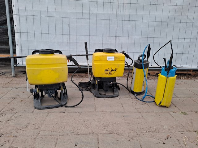 4x drukspuit - afbeelding 1 van  4