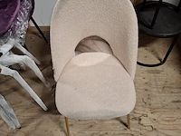 4x eetkamerstoel beige - afbeelding 3 van  3