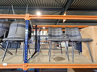 4x eetkamerstoel, benoa, donkergrijs / antraciet, 2024 - afbeelding 1 van  1