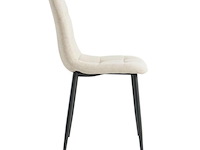 4x eetkamerstoel billy zonder arm - angus beige - afbeelding 3 van  4