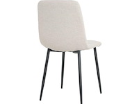 4x eetkamerstoel billy zonder arm - boucle alpine 01 beige - afbeelding 5 van  5