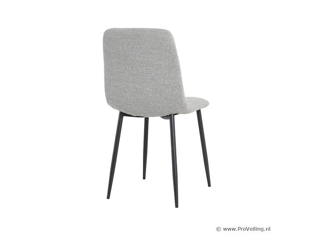4x eetkamerstoel billy zonder arm - boucle alpine 149 grijs - afbeelding 5 van  5