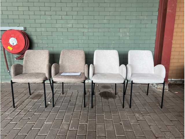 4x eetkamerstoel, by fonq , papillon - afbeelding 1 van  4