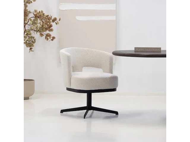 4x eetkamerstoel, déja living, léo, beige - afbeelding 2 van  10