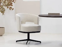 4x eetkamerstoel, déja living, léo, beige - afbeelding 2 van  10