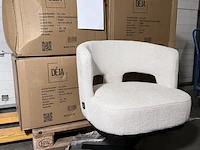 4x eetkamerstoel, déja living, léo, beige - afbeelding 8 van  10