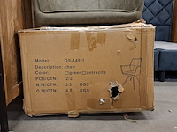 4x eetkamerstoel, draaibaar, groen - afbeelding 5 van  5