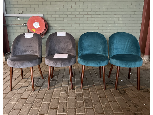 4x eetkamerstoel, dutchbone, barbara - afbeelding 1 van  5