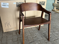 4x eetkamerstoel dutchbone, westlake, walnoot - afbeelding 2 van  5