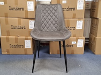 4x eetkamerstoel grijs - afbeelding 2 van  4