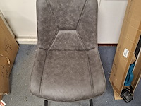 4x eetkamerstoel grijs - afbeelding 3 van  4