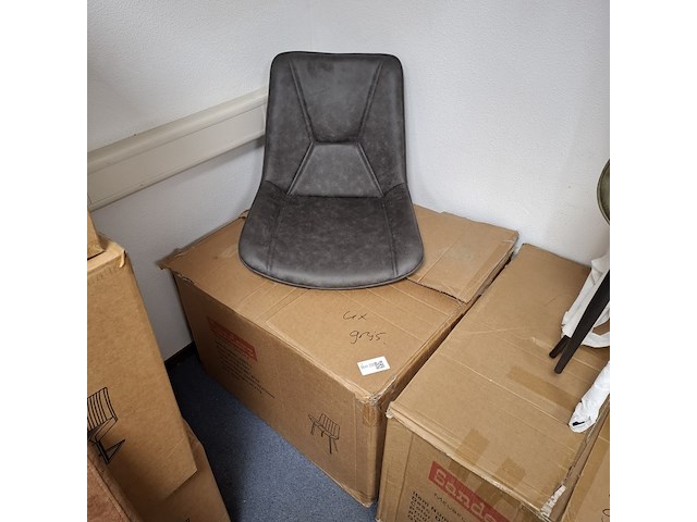 4x eetkamerstoel grijs - afbeelding 4 van  4